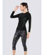 HYPERBOOM ALLOVER LONG SLEEVE SUNTOP