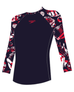 GLITCHAMP ALLOVER LONG SLEEVE SUN TOP