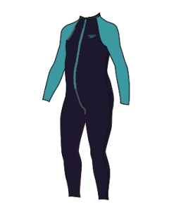 COLORBLOCK ALL IN ONE SUIT