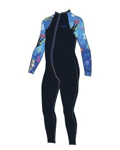 COLORBLOCK AOP ALL IN ONE SUIT